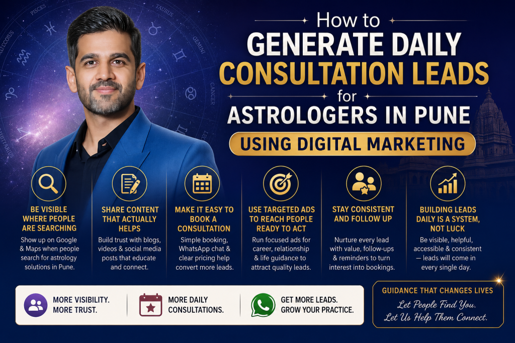 How to Generate Daily Consultation Leads for Astrologers in Pune Using Digital Marketing