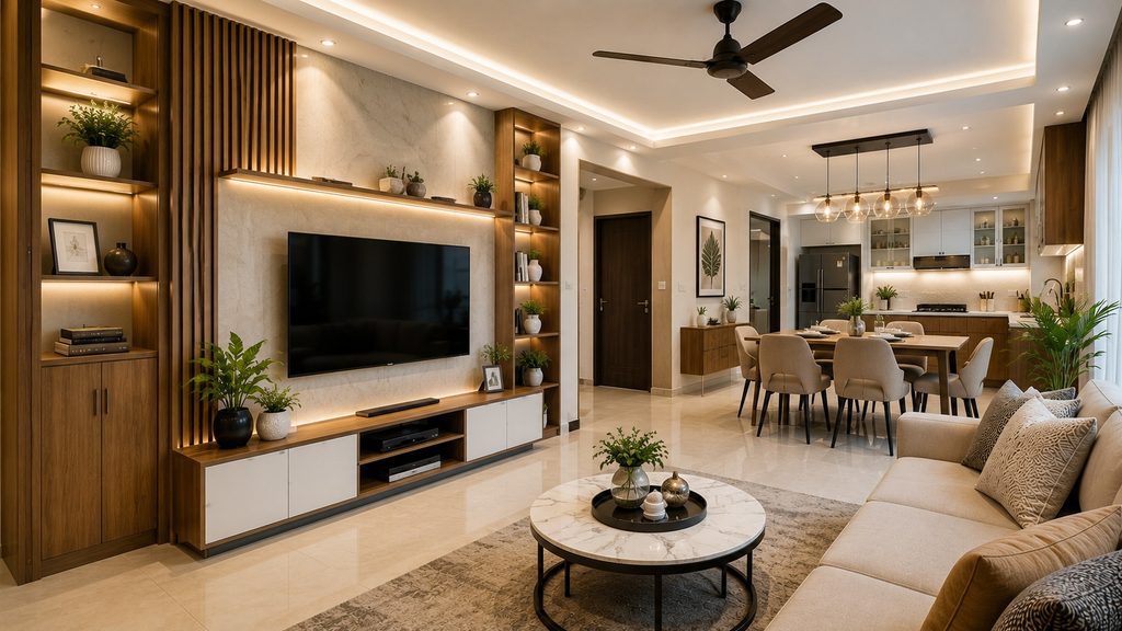 2 Bhk Interior Designing Service in Wakad